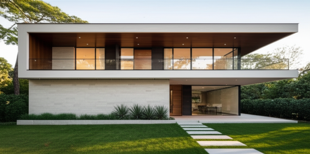 Modern house exterior built by TND Texas